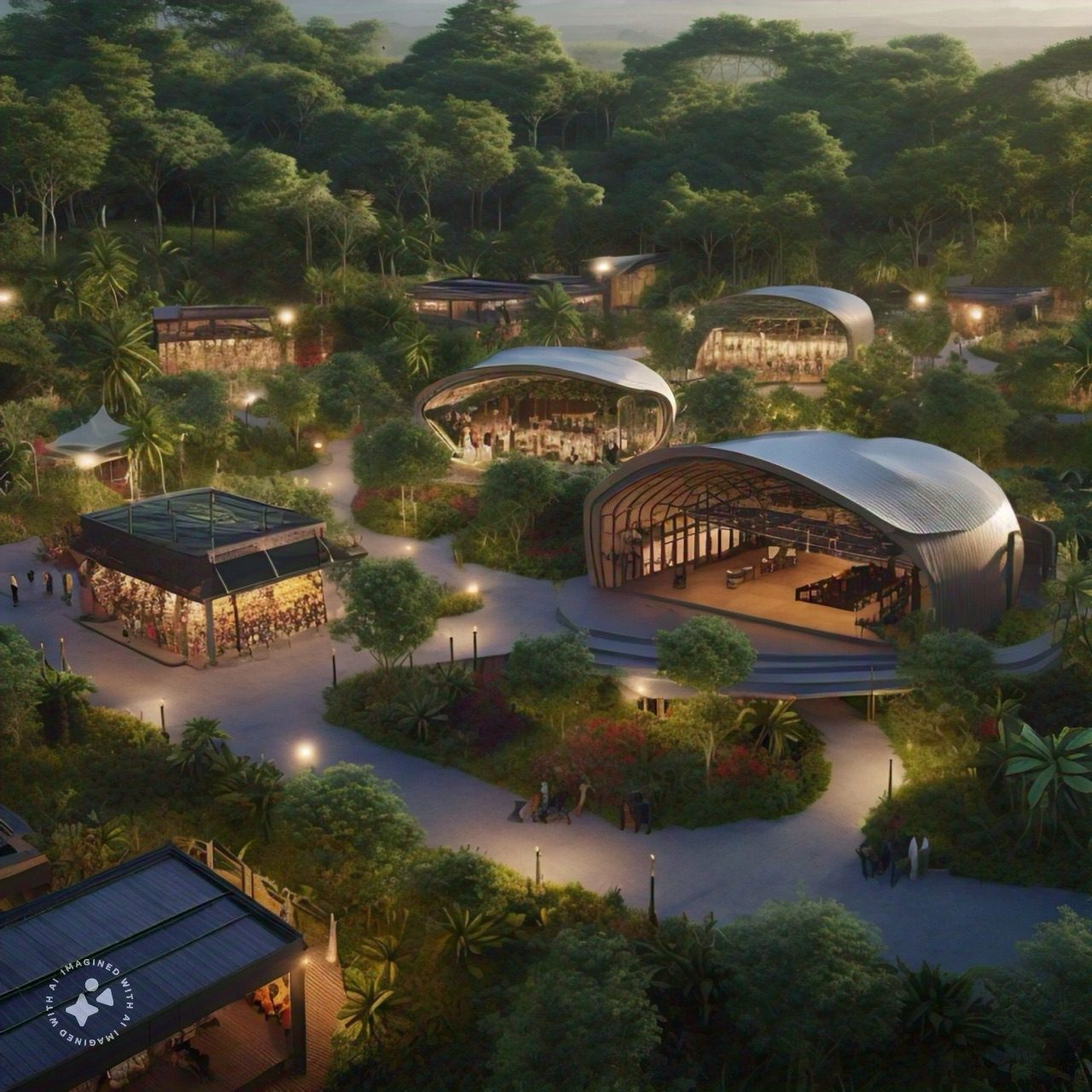Eco Village generated by Meta AI